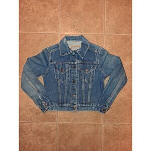 Vintage Levis Women's Type 3 70s Cropped 76001 Denim Trucker Jean Jacket USA S